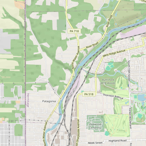 OpenStreetMap map of Big Run, OH