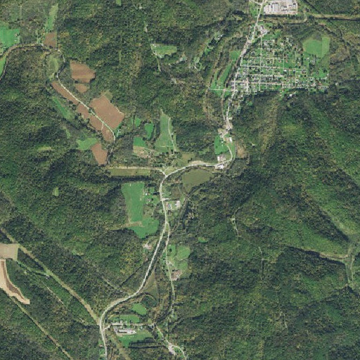 Aerial imagery of Elkhorn Creek, OH