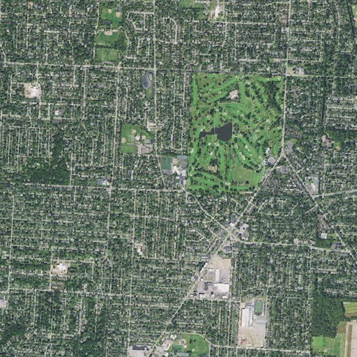 Aerial imagery of Fishinger School, OH
