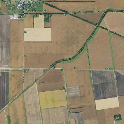 Aerial imagery of Flat Branch, OH