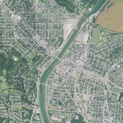 Aerial imagery of Fort Hamilton Monument, OH