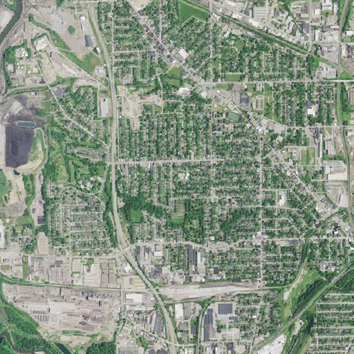 Aerial imagery of Fullerton School, OH