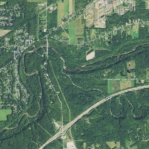 Aerial imagery of Indian Point, OH
