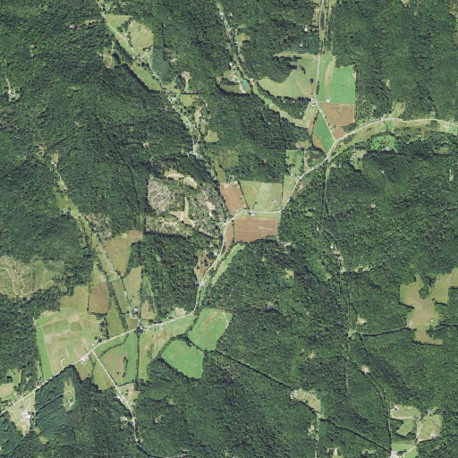 Aerial imagery of Jack Run, OH