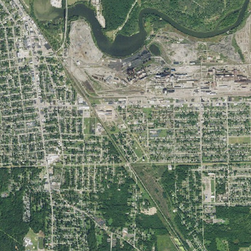 Aerial imagery of Saint Ladislaus School, OH