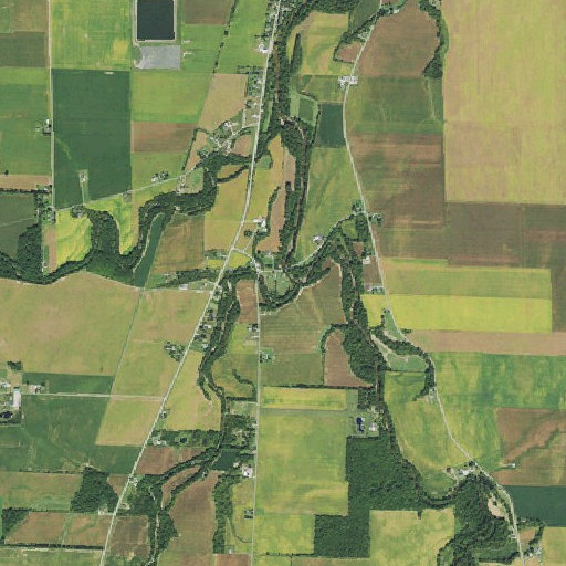 Aerial imagery of Slate Run, OH