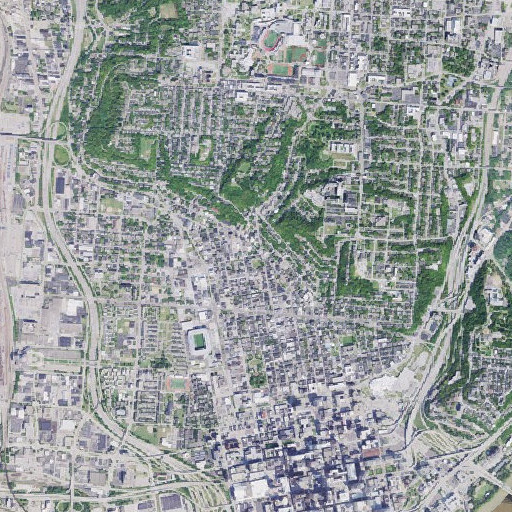 Aerial imagery of Webster School, OH