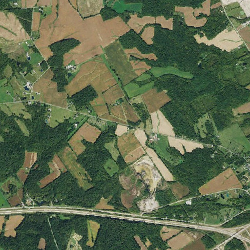 Aerial imagery of Hatcher Cemetery, OH