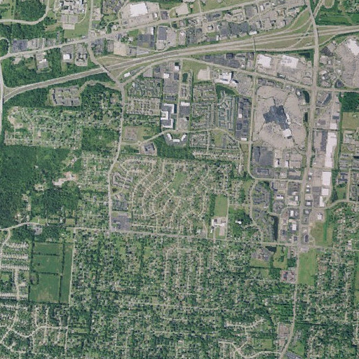 Aerial imagery of Spicer Park, OH
