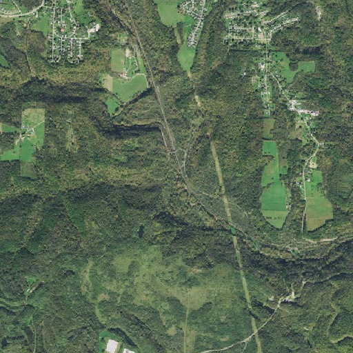 Aerial imagery of Gungeon Hollow Run, OH