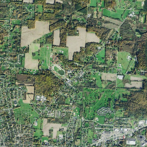 Aerial imagery of Mount Vernon Academy, OH