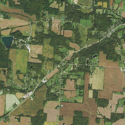 Aerial imagery of Updike School (historical), OH