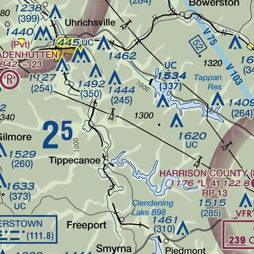 FAA VFR chart of Weaver School (historical), OH