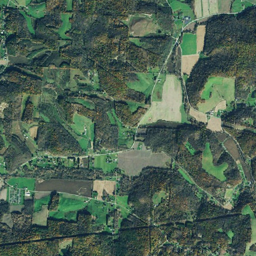 Aerial imagery of Wild Cherry School (historical), OH