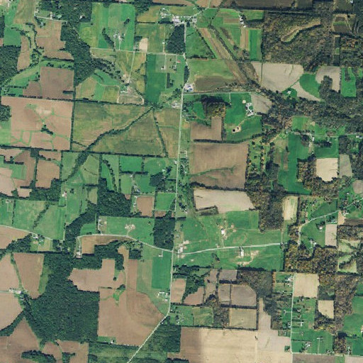 Aerial imagery of Trapp School (historical), OH