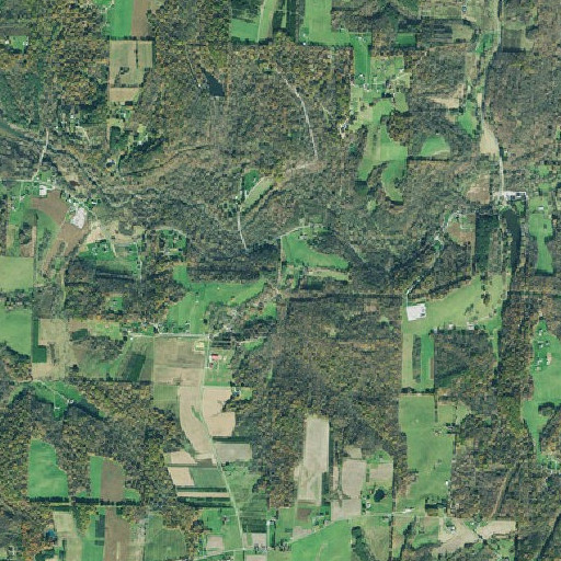 Aerial imagery of Glendale School (historical), OH