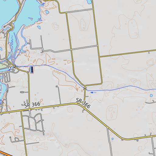 OpenTopoMap map of School Number 1 (historical), OH
