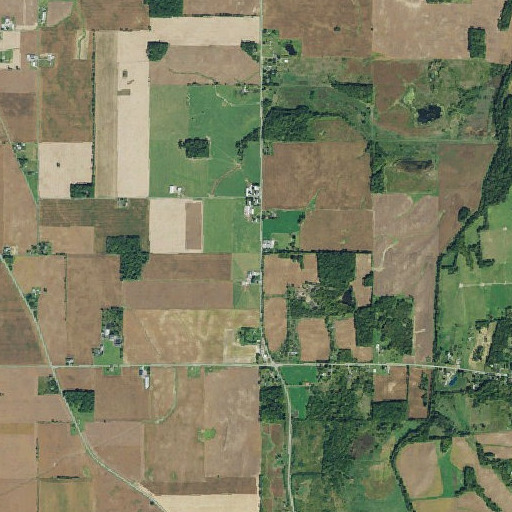 Aerial imagery of Hinkle School (historical), OH