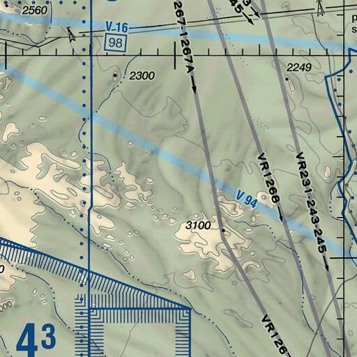 FAA VFR chart of Royal Arch, AZ