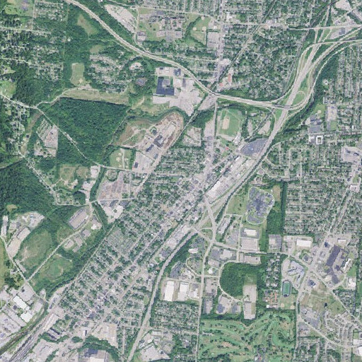 Aerial imagery of Carthage Elementary School, OH