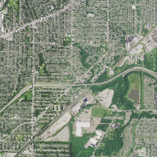 Aerial imagery of Linndale, OH