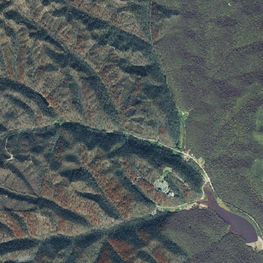 Aerial imagery of Rock Lick, OH