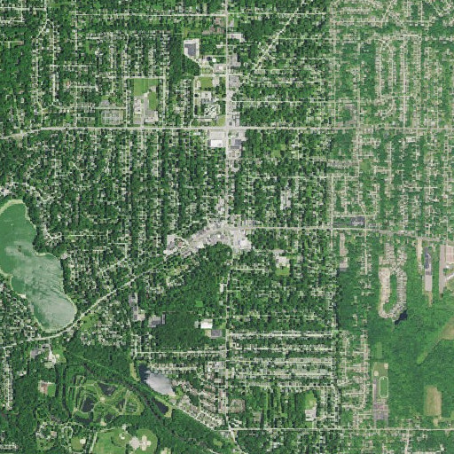 Aerial imagery of Stow, OH