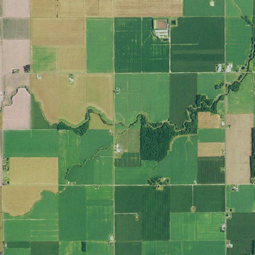 Aerial imagery of Dog Run, OH