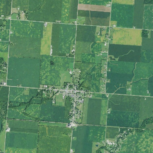 Aerial imagery of Fletcher Cemetery, OH
