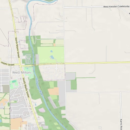 OpenStreetMap map of Fouts School (historical), OH