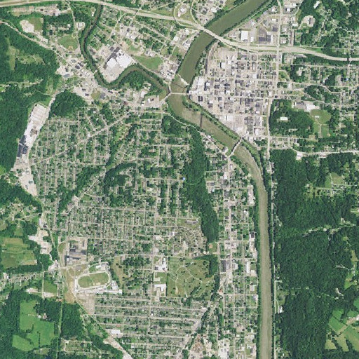 Aerial imagery of Putnam Hill, OH