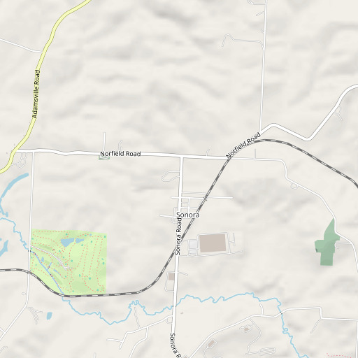 OpenStreetMap map of Sonora School (historical), OH