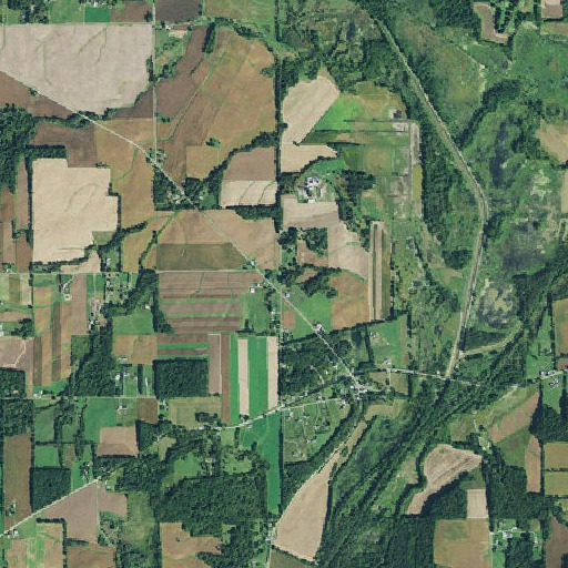 Aerial imagery of Lakefork School (historical), OH