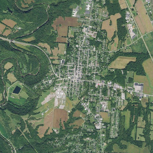 Aerial imagery of Georgetown Historic District, OH