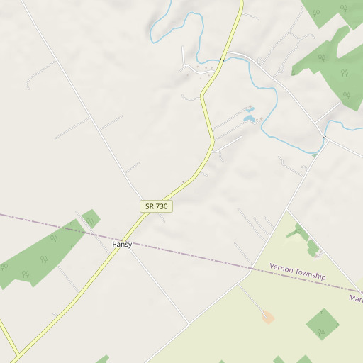 OpenStreetMap map of Pansy School (historical), OH