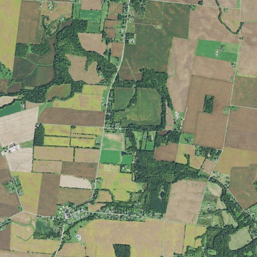 Aerial imagery of Mark Road Bridge, OH