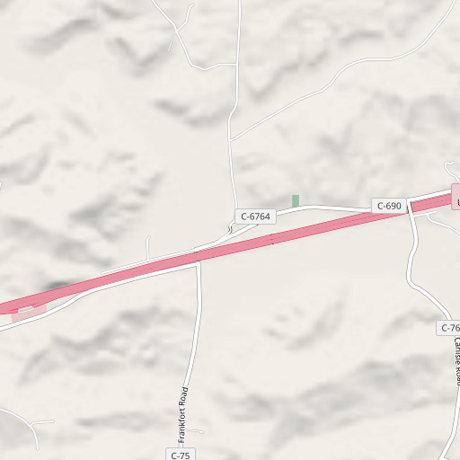 OpenStreetMap map of S Bridge, OH