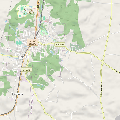 OpenStreetMap map of Congregational Cemetery, OH