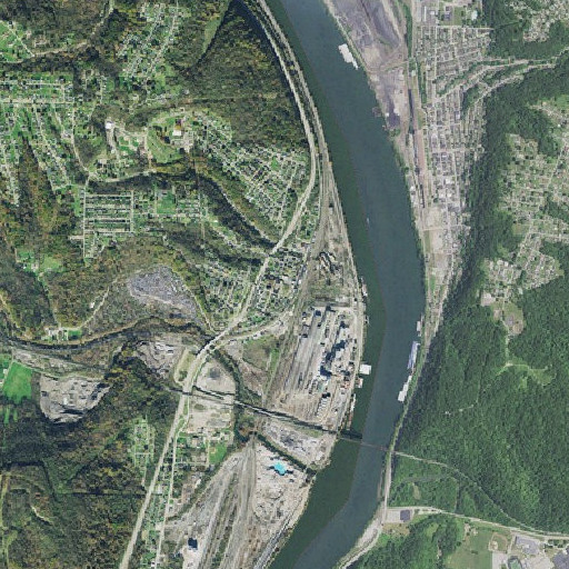 Aerial imagery of Central Public School, OH