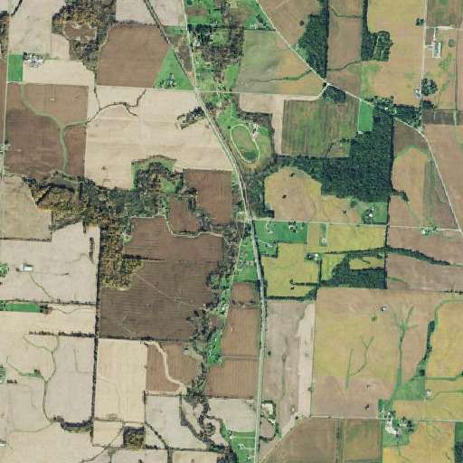 Aerial imagery of Muckshaw Run, OH