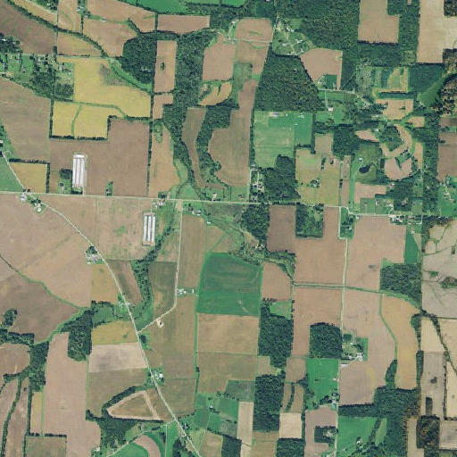 Aerial imagery of Owl Creek Stream, OH
