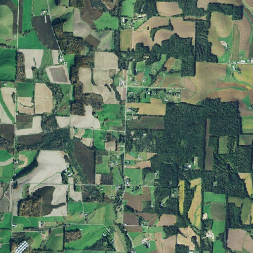 Aerial imagery of School Number 2 (historical), OH
