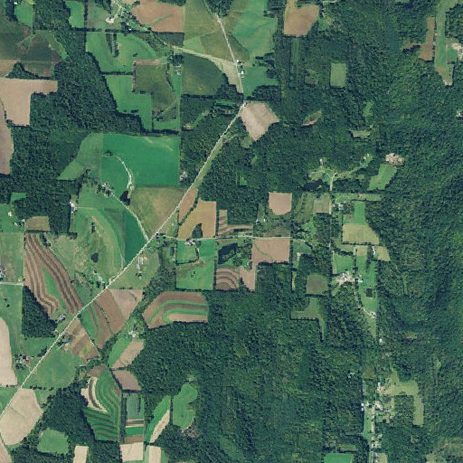 Aerial imagery of School Number 2 (historical), OH