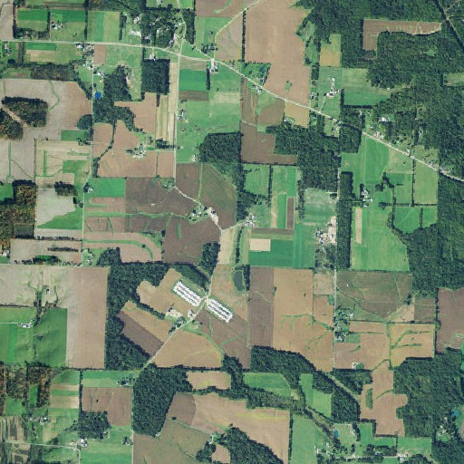 Aerial imagery of School Number 3 (historical), OH