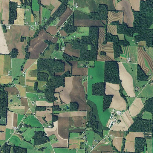 Aerial imagery of School Number 3 (historical), OH