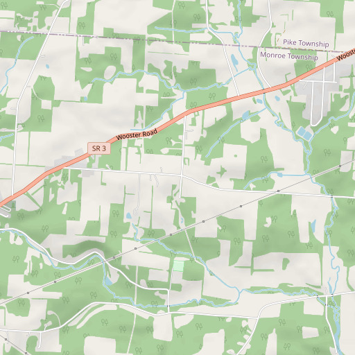 OpenStreetMap map of School Number 3 (historical), OH
