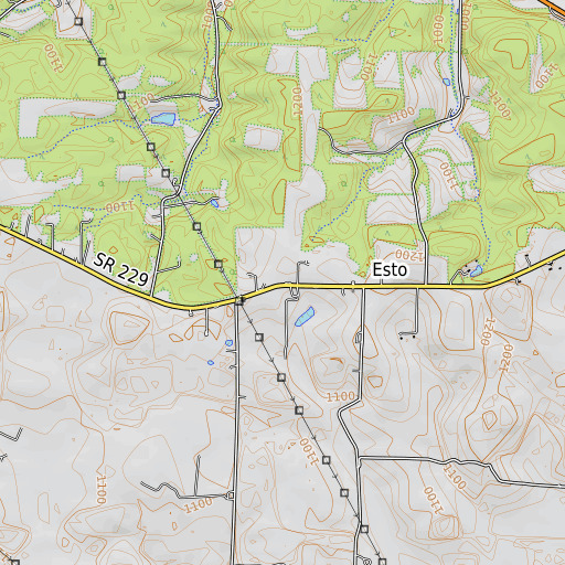 OpenTopoMap map of School Number 4 (historical), OH