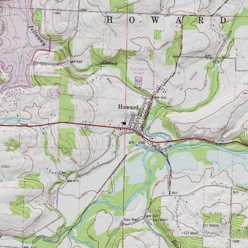 USGS 24K topo map of School Number 5 (historical), OH
