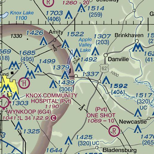 FAA VFR chart of School Number 5 (historical), OH
