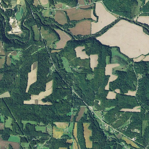 Aerial imagery of School Number 5 (historical), OH